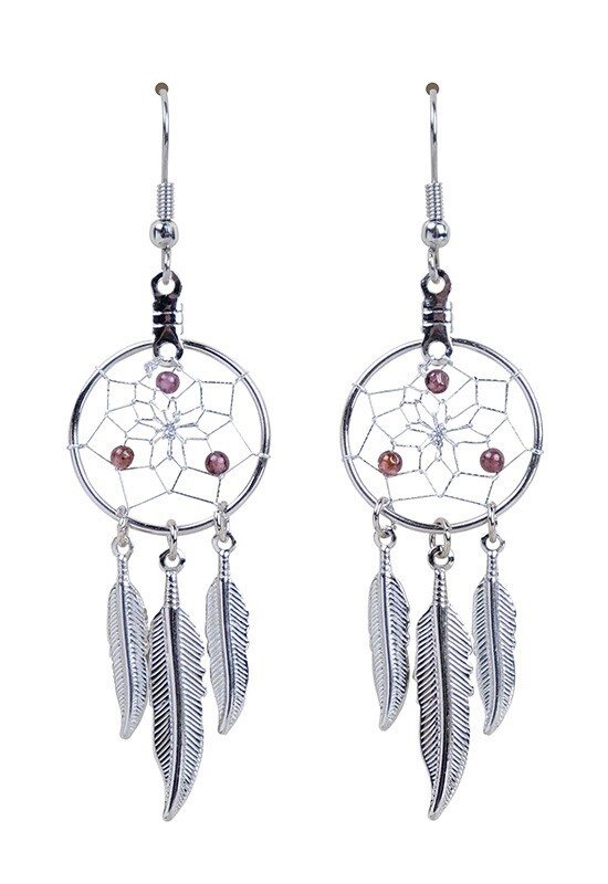 Birthstone Dreamcatcher Earrings