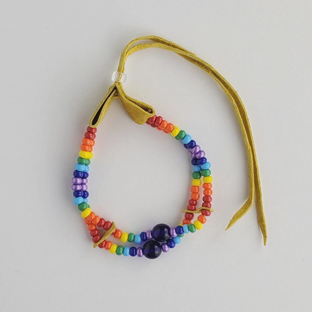 Bracelet Beaded Rainbow