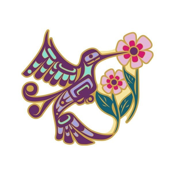Enamel Pin – Hummingbird